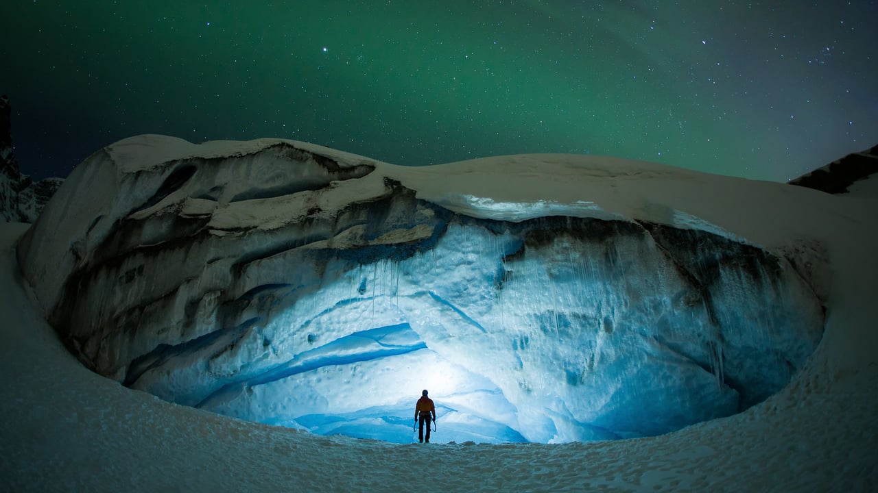 Ice-climbing at the Athabasca Glacier in Jasper National Park, Alberta (© Cavan Images/Offset) desktop wallpaper