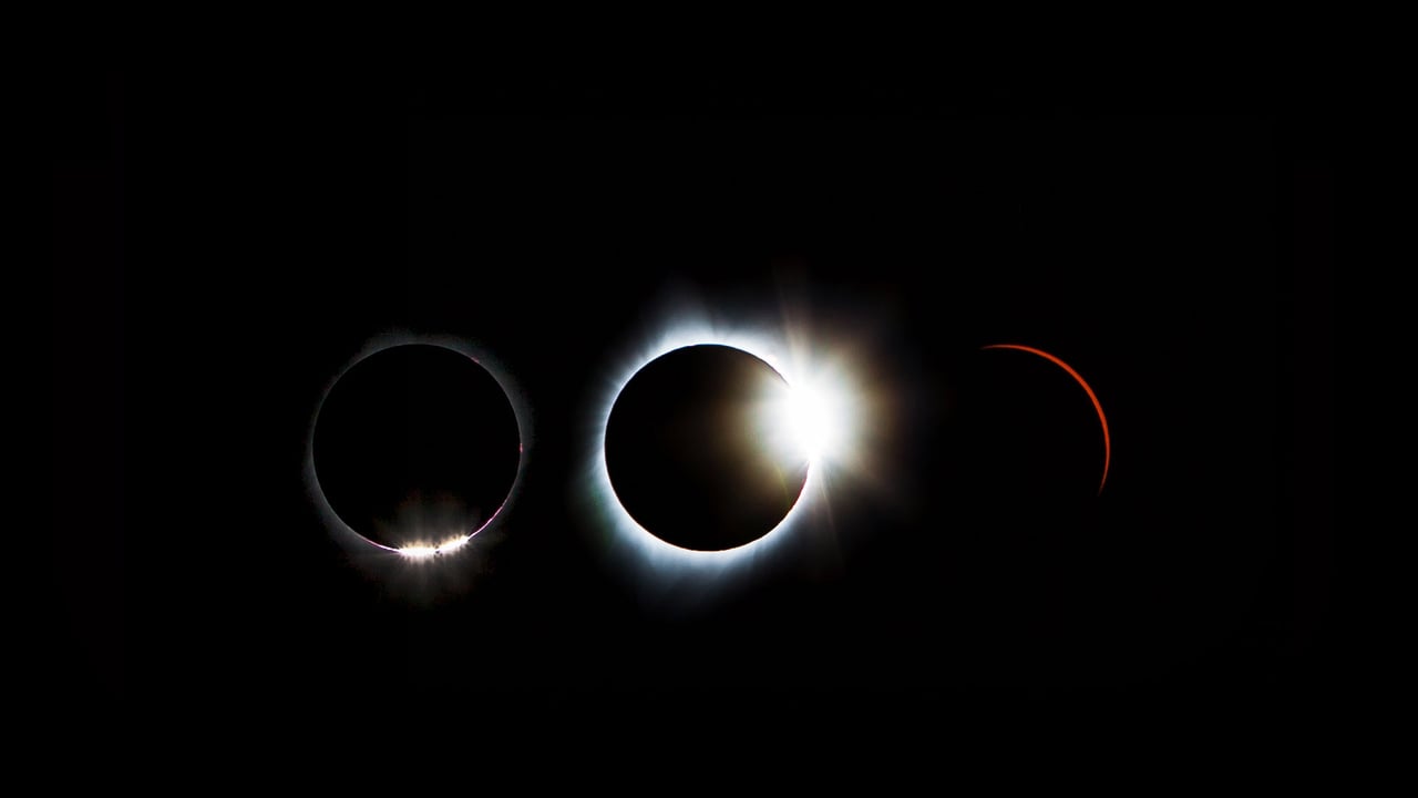 Solar eclipse sequence from August 21, 2017 (© Lindsay Daniels/Tandem Stills + Motion) desktop wallpaper