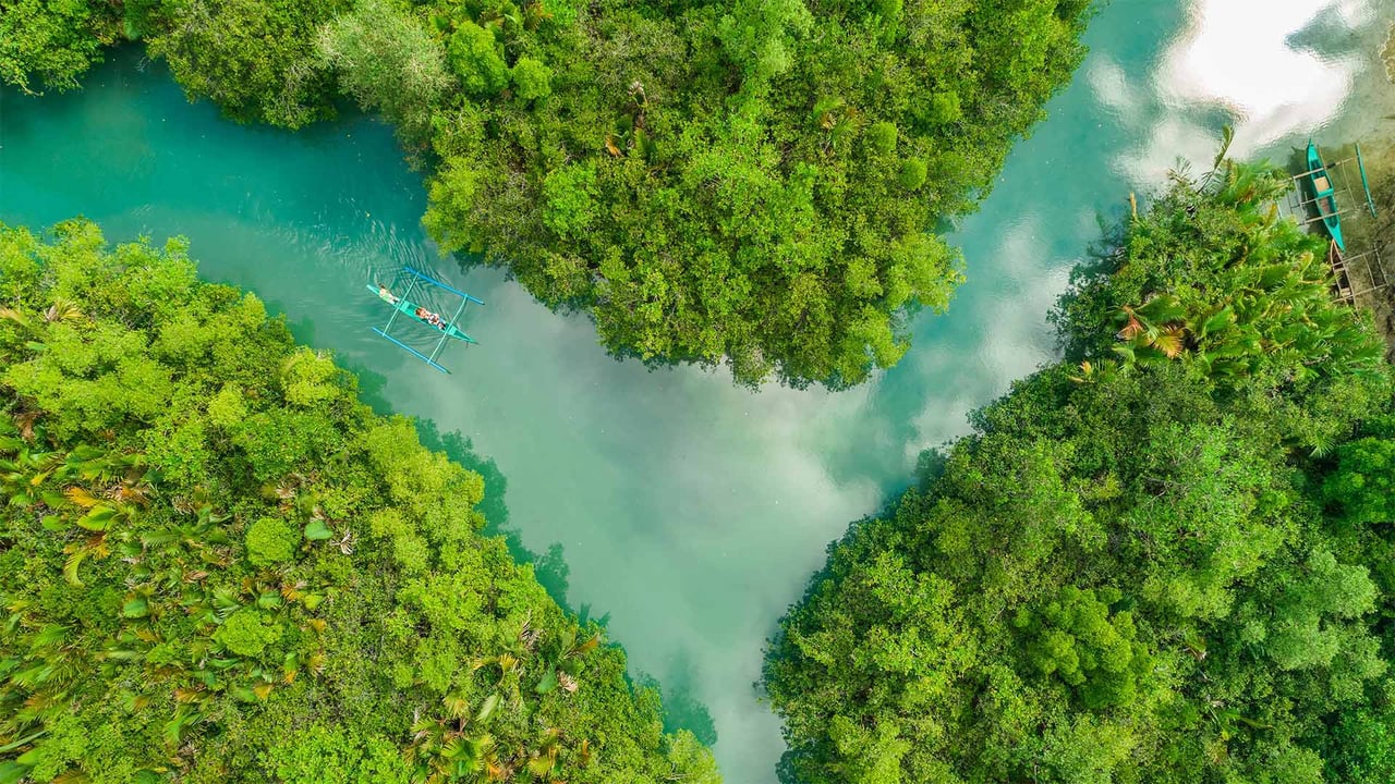 The Bojo River in Cebu, Philippines (© Amazing Aerial Agency/Offset by Shutterstock) desktop wallpaper