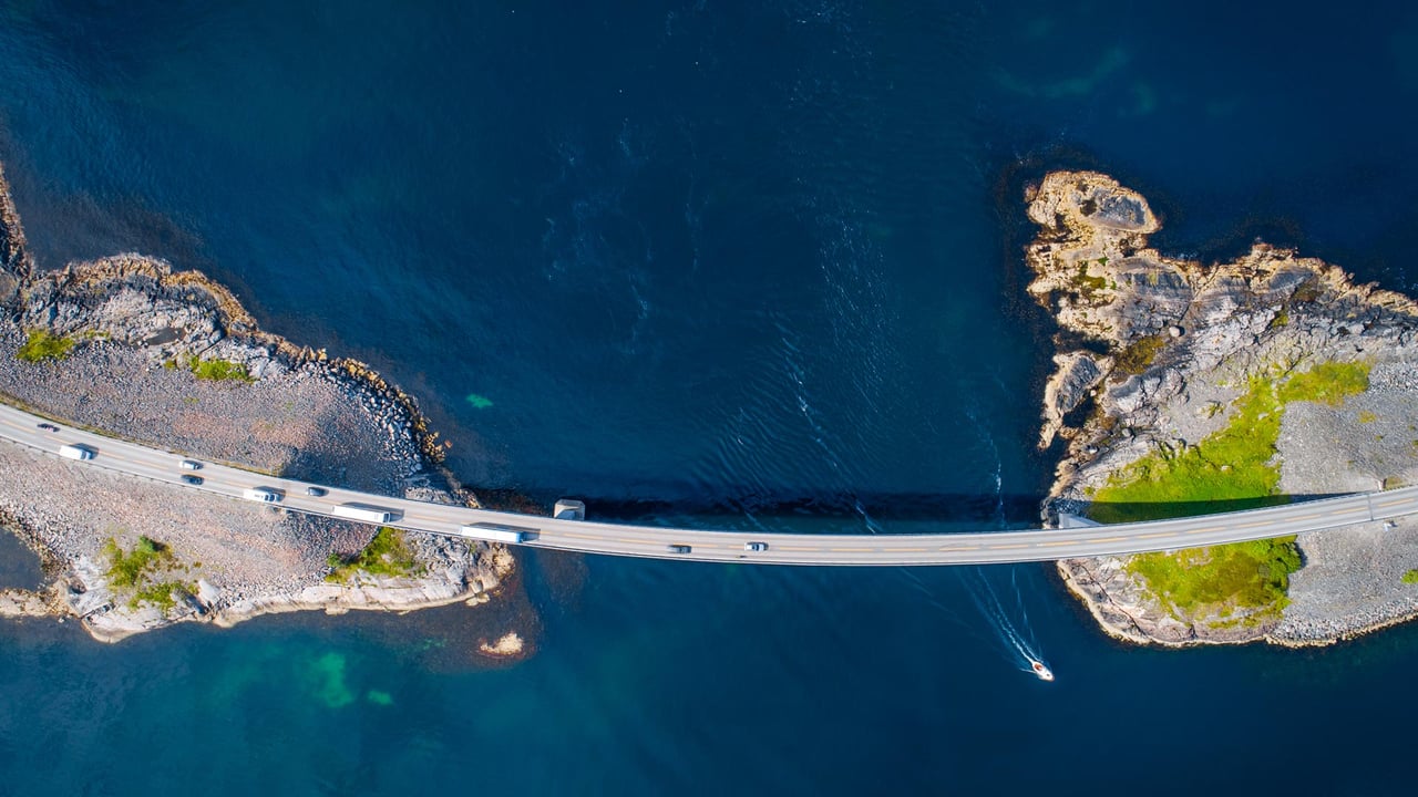 Storseisundet Bridge, Atlantic Ocean Road, Norway (© Morten Falch Sortland/Getty Images) desktop wallpaper