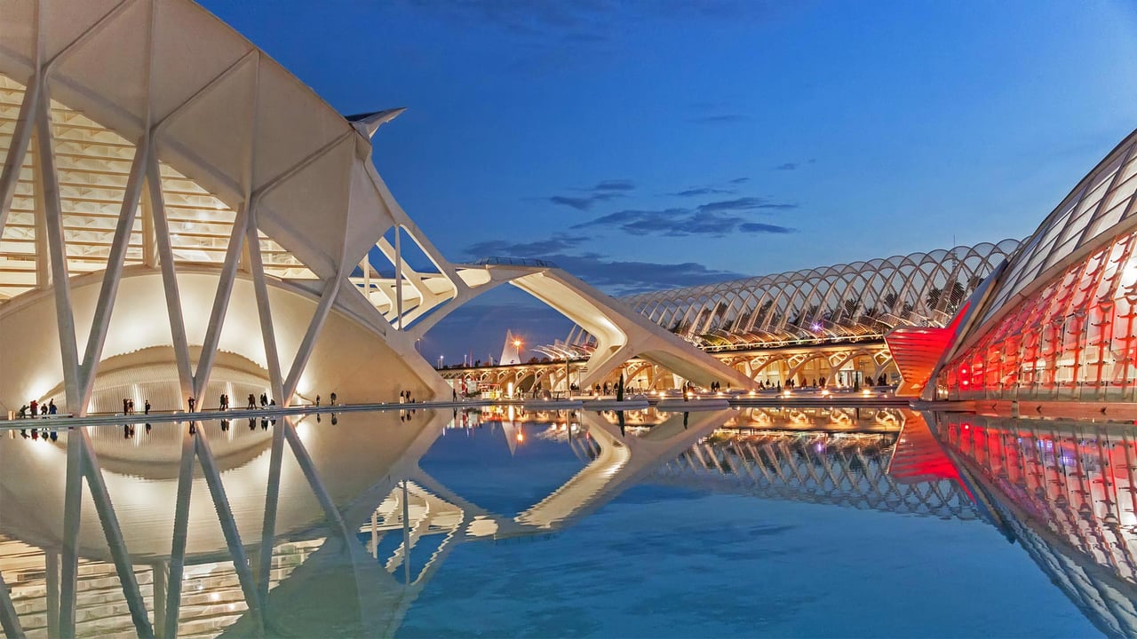 Stadt der Künste und der Wissenschaften, Valencia, Spanien (© MAIKA 777/Getty Images) desktop wallpaper