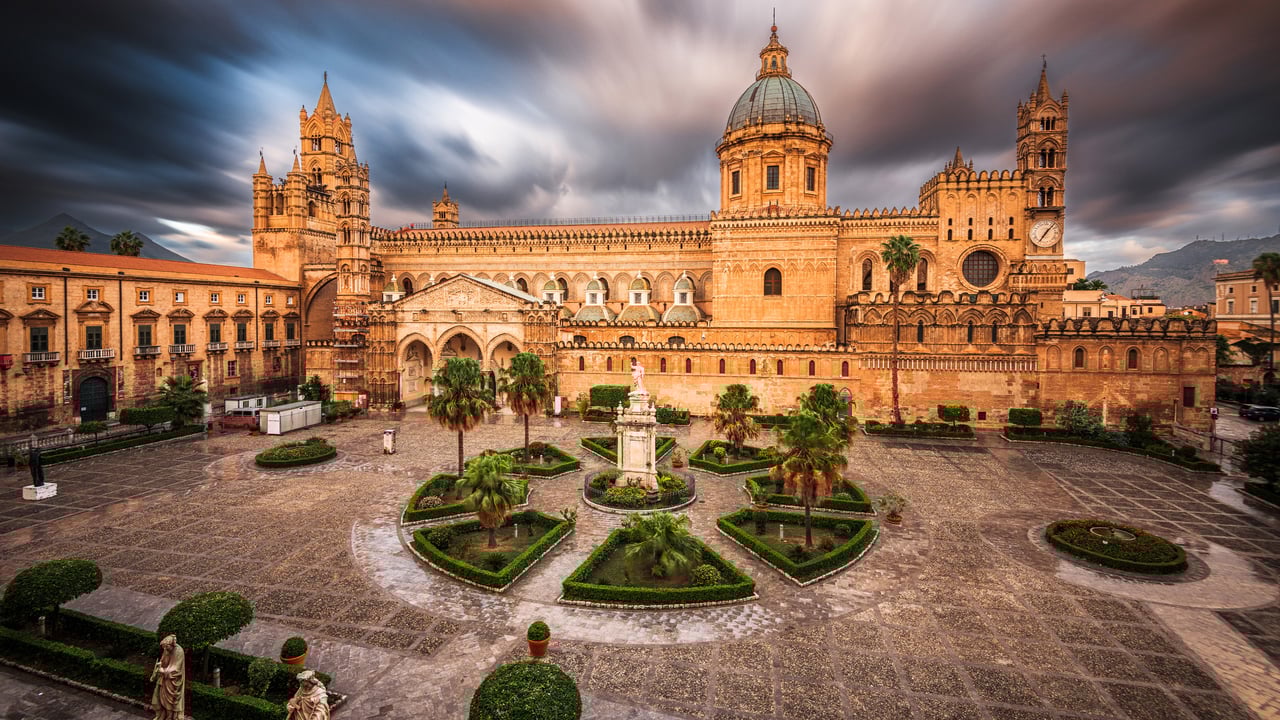 Cattedrale di Palermo, Palermo, Sicilia (© Sean Pavone/iStock/Getty Images Plus) desktop wallpaper