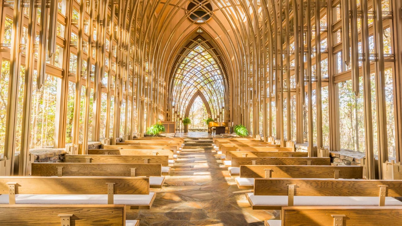 Mildred B. Cooper Memorial Chapel, Bella Vista, Arkansas (© Eddie Brady/Getty Images) desktop wallpaper