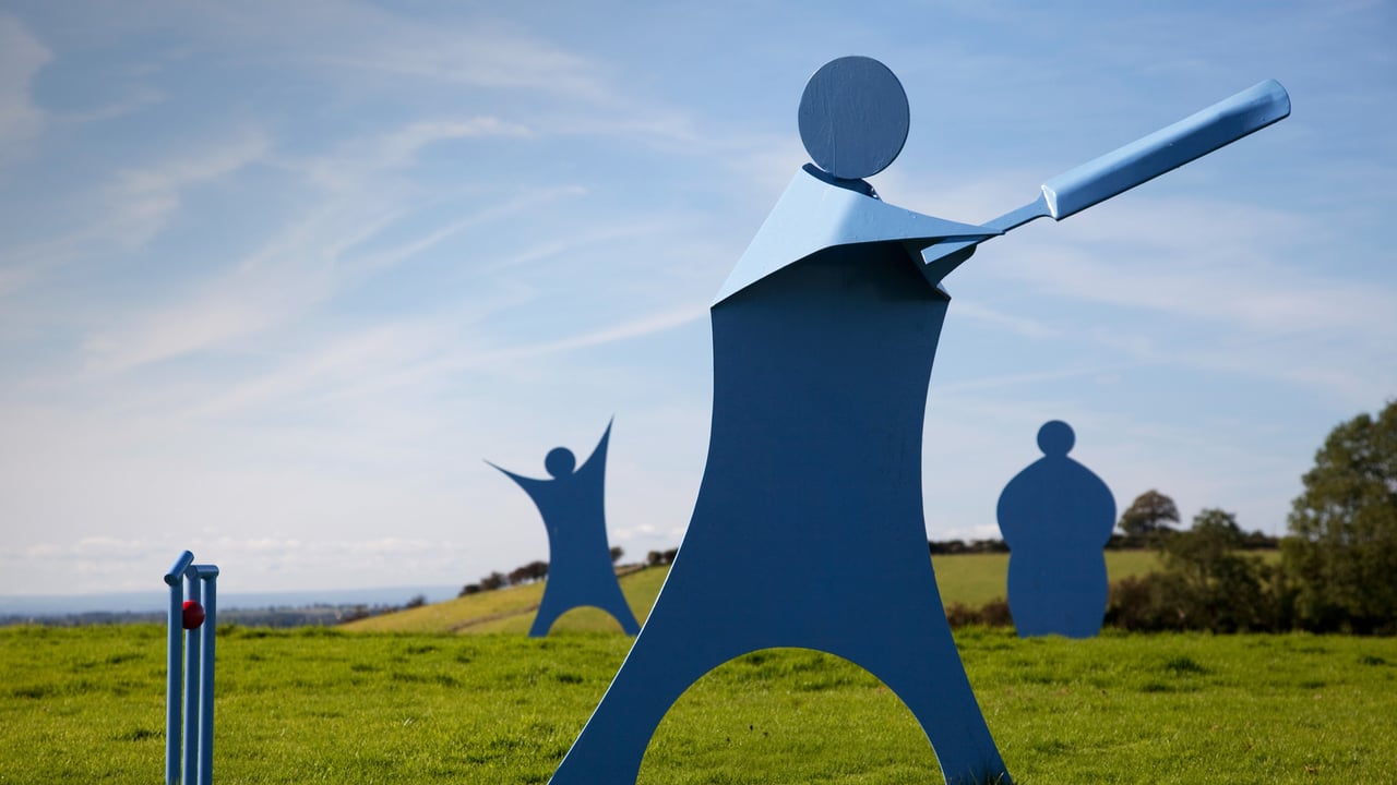 For the Cricket World Cup, a cricket-themed sculpture at Yorkshire Lavender (© Jonathan Hodson/Alamy) desktop wallpaper