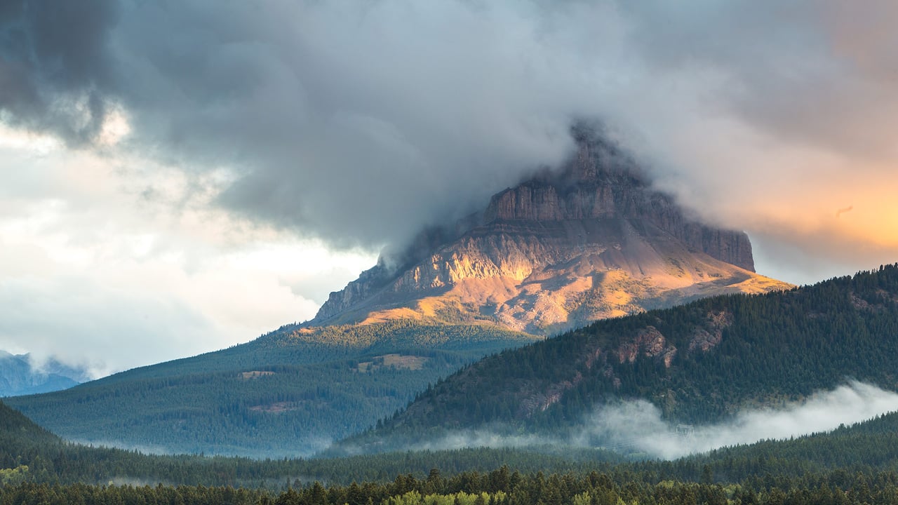 Crowsnest Mountain, Alberta (© Brandon van Son/TANDEM Stills + Motion) desktop wallpaper