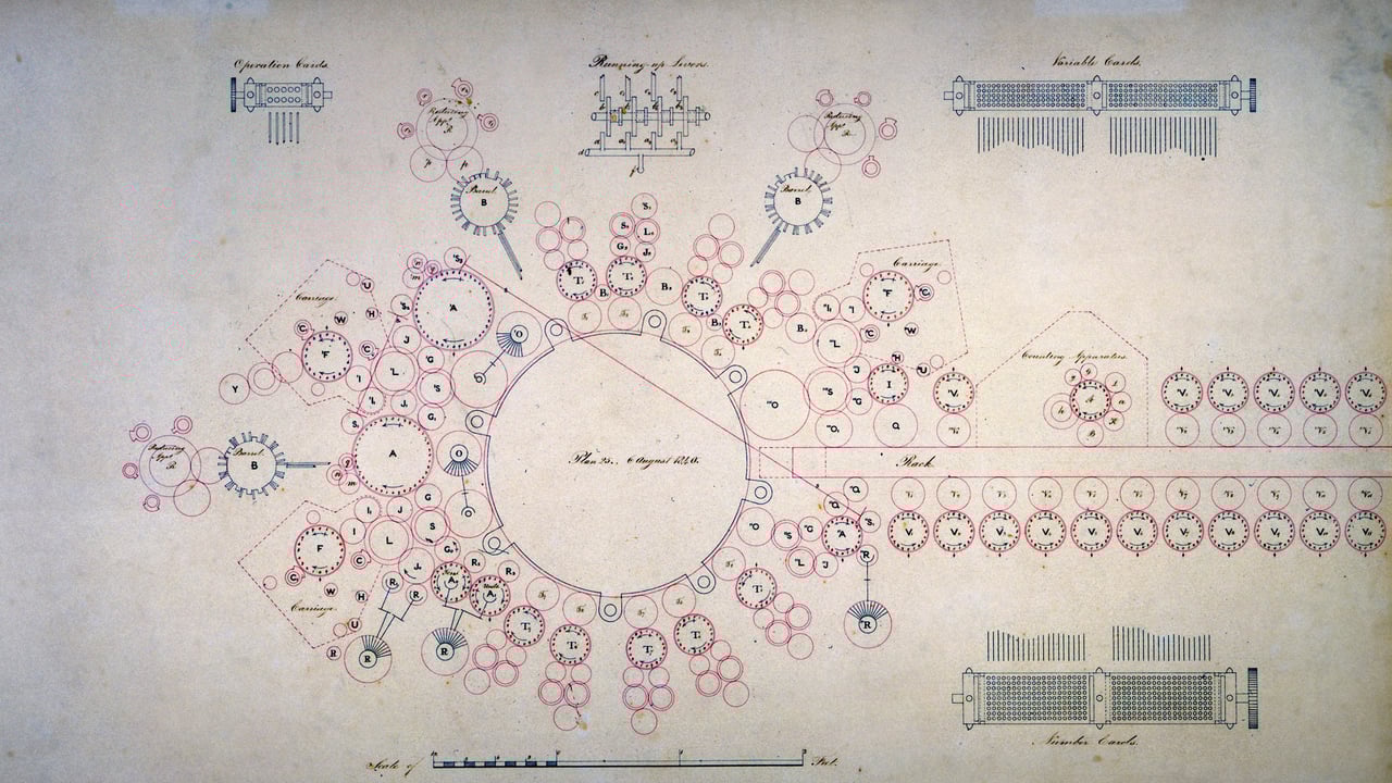 An 1840 design for the Analytical Engine by Charles Babbage (© Science & Society Picture Library/Getty Images) desktop wallpaper