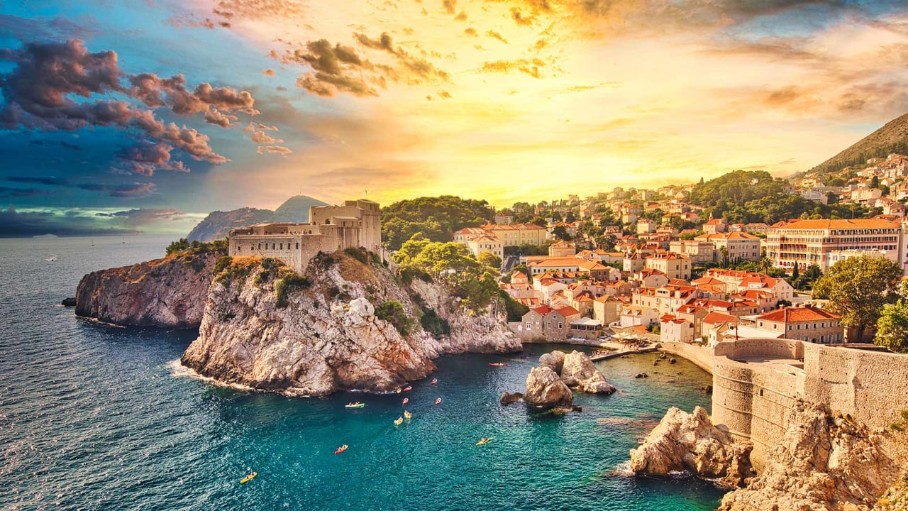 Fort Lovrijenac, West Harbor, Dubrovnik, Croatia (© Benny Marty/Shutterstock) desktop wallpaper