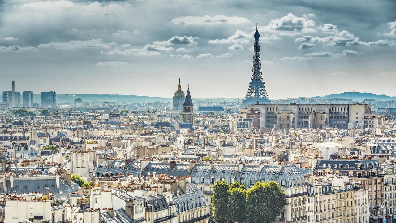 View of Paris, France, with the Eiffel Tower, taken from Notre-Dame Cathedral (© Funny Solution Studio/Shutterstock) desktop wallpaper
