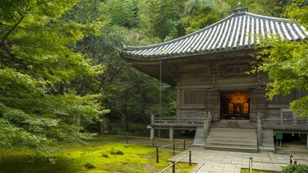 「円通院の三慧殿」宮城県, 松島町 (© Mark Schwettmann/Shutterstock) desktop wallpaper