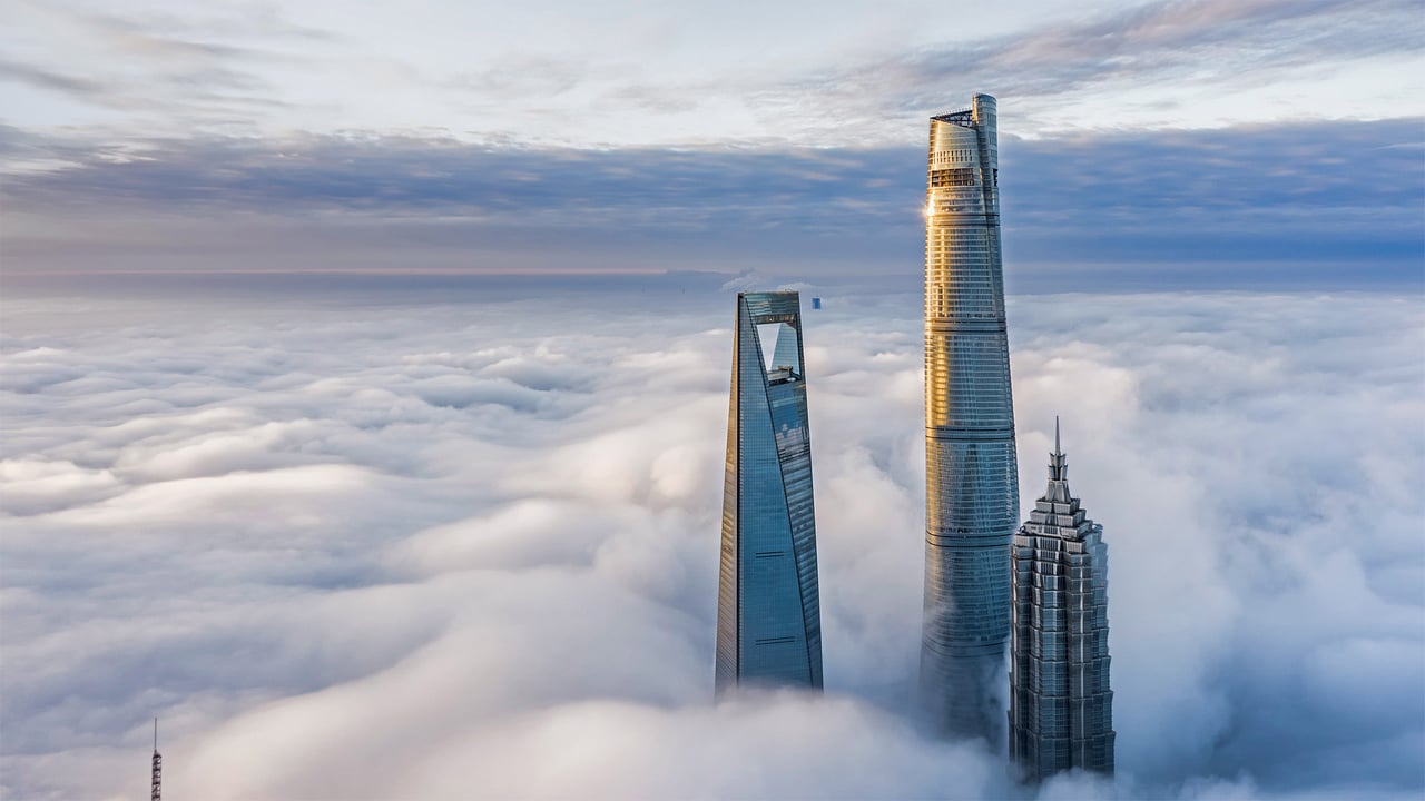 Lujiazui Financial District, Shanghai, China (© Jackal Pan/Getty Images) desktop wallpaper