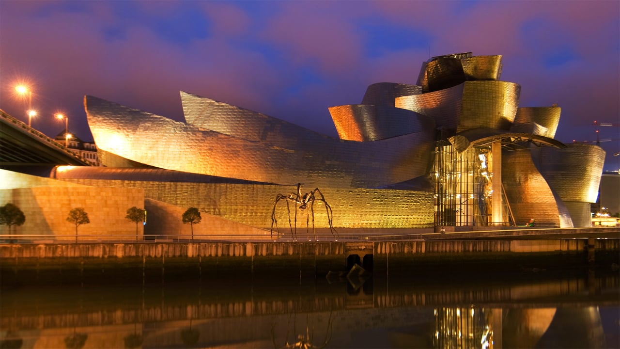 Guggenheim Museum Bilbao, Bilbao, Spain (© Jeremy Horner/Getty Images) desktop wallpaper