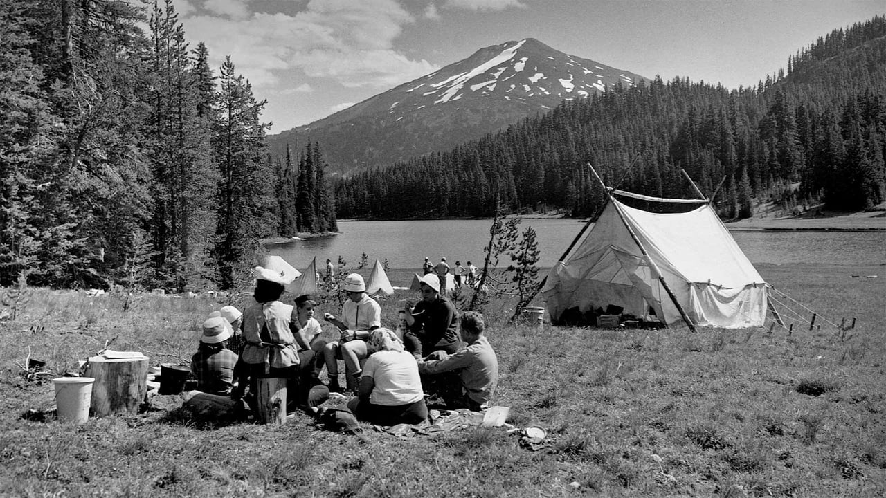 Girl Scouts camping on the shore of Todd Lake in 1960, Deschutes National Forest, Oregon (© CORBIS/Corbis via Getty Images) desktop wallpaper