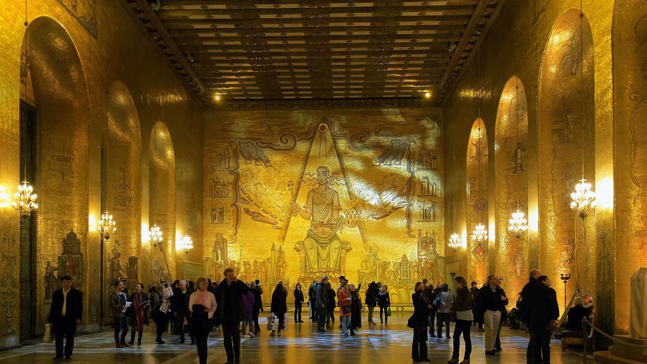 Golden Hall in Stockholm City Hall for today's Nobel Prize award ceremonies (© Mikhail Markovskiy/Shutterstock) desktop wallpaper