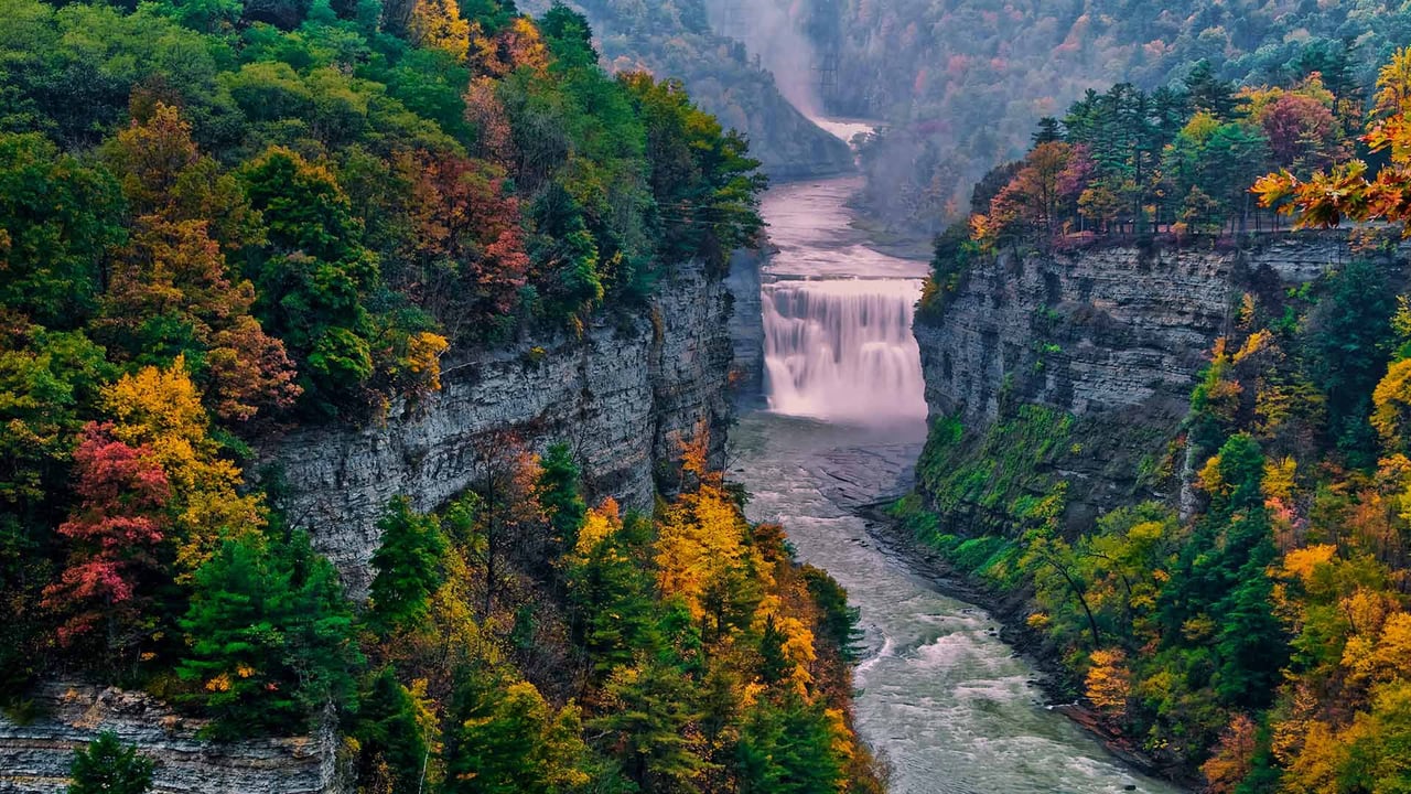 Letchworth State Park, New York (© Jay O'Brien/Danita Delimont) desktop wallpaper