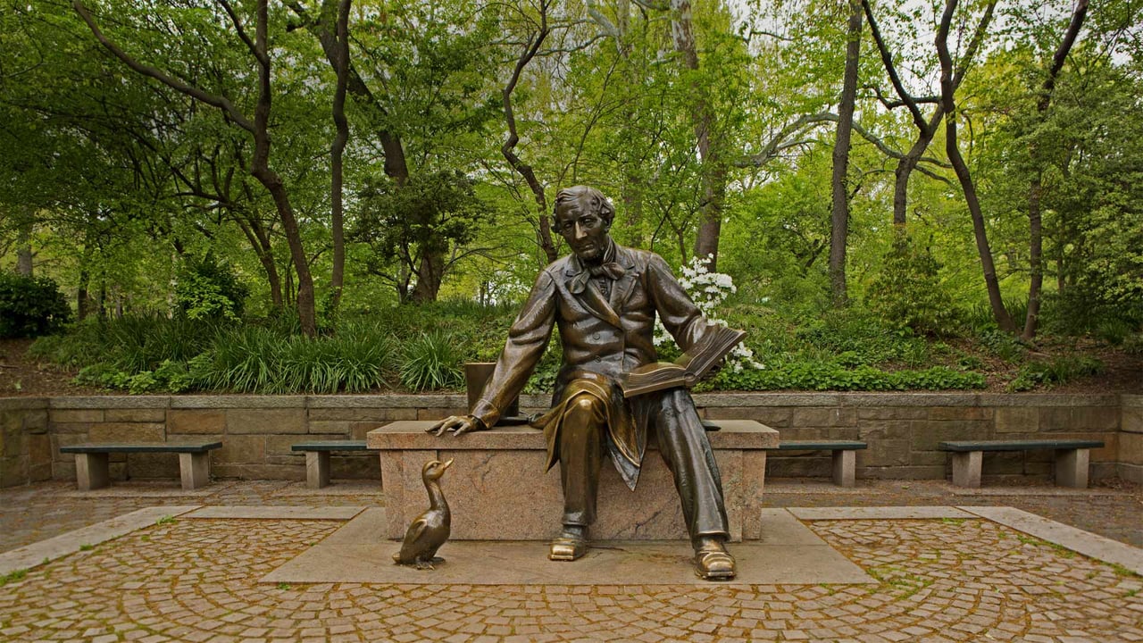 Statue of Hans Christian Andersen in New York City’s Central Park (© Stuart Forster/Shutterstock) desktop wallpaper