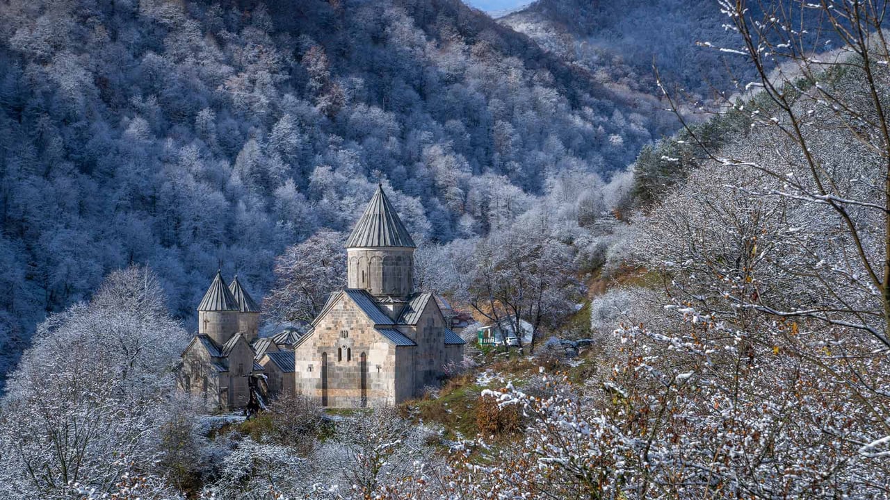 Haghartsin Monastery, Dilijan National Park, Armenia (© Alexey Kharitonov/Shutterstock) desktop wallpaper