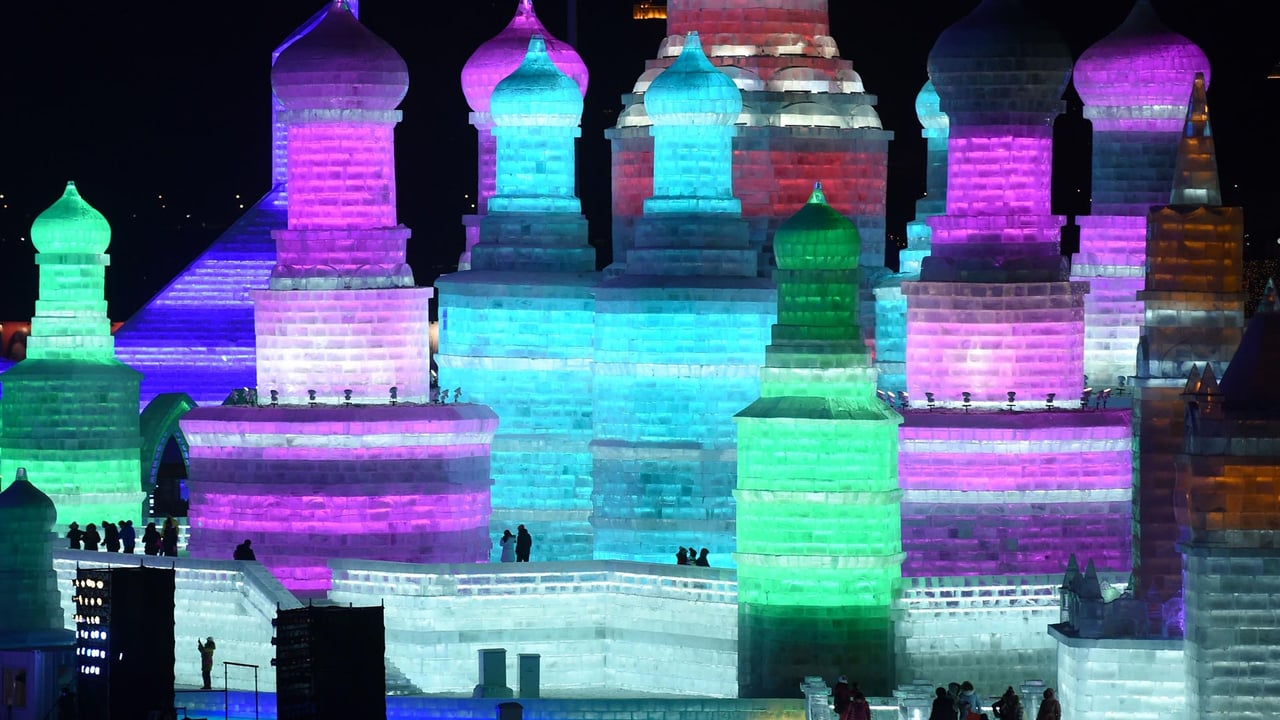 International Ice and Snow Sculpture Festival, Harbin, China (© WANG ZHAO/AFP/Getty Images) desktop wallpaper