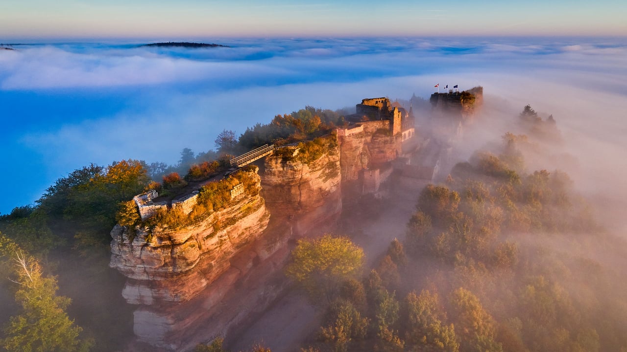 上巴尔城堡,阿尔萨斯,法国 (© Andrea Pistolesi/Getty Images) desktop wallpaper