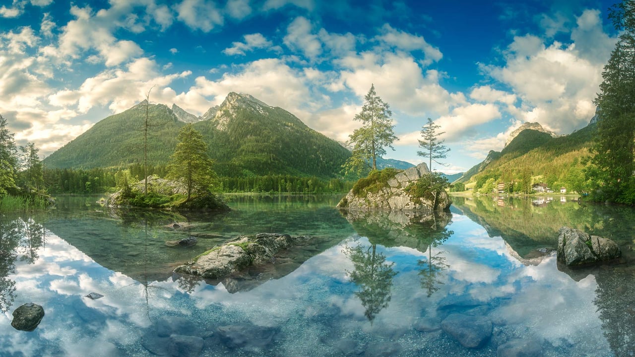 Hintersee, Ramsau, Bayern (© boule13/iStock/Getty Images Plus) desktop wallpaper