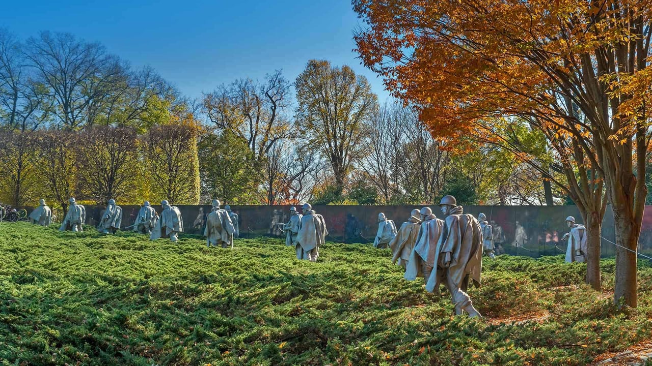 The Korean War Veterans Memorial, Washington, DC (© Ian G Dagnall/Alamy) desktop wallpaper