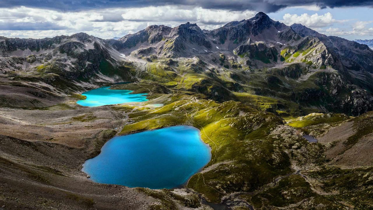 Jöriseen lakes in the Silvretta Alps, Switzerland (© Florin Baumann/Getty Images) desktop wallpaper
