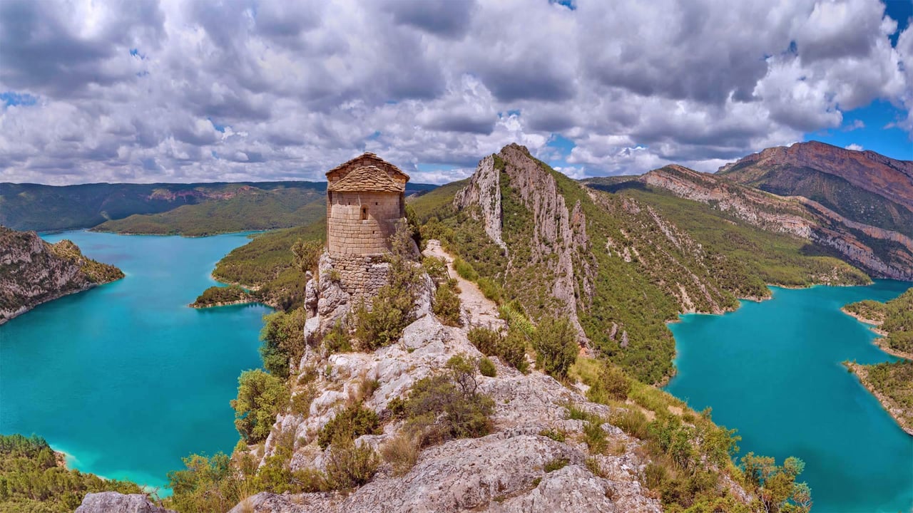 Hermitage of La Pertusa, Lleida province, Spain (© bbsferrari/Getty Images) desktop wallpaper
