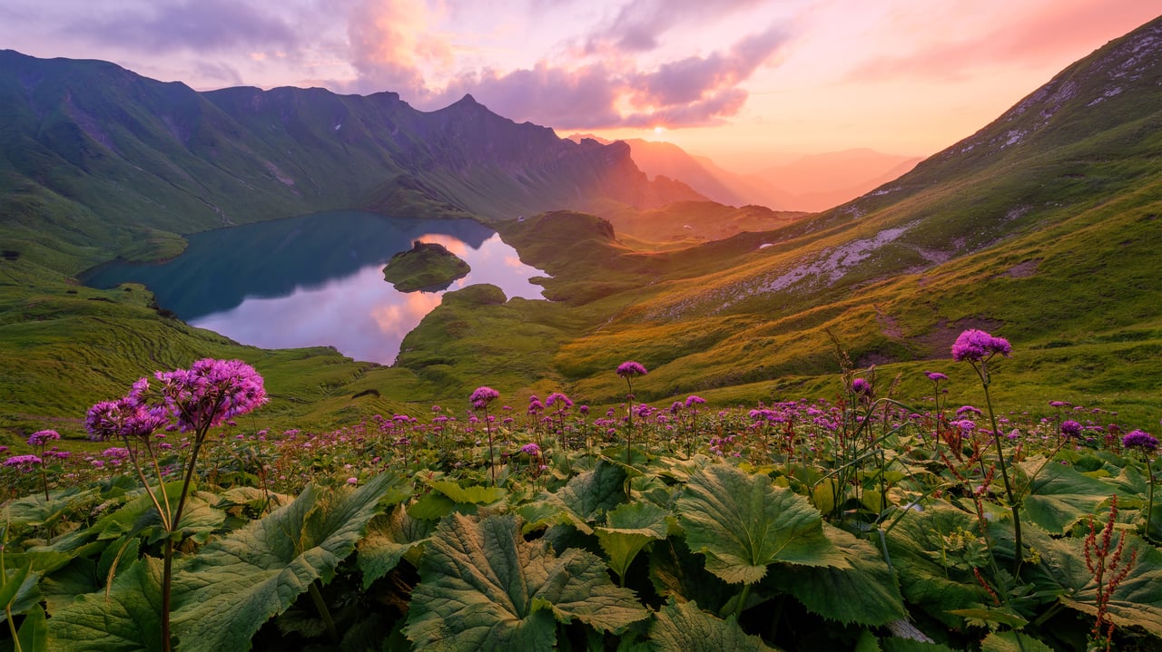Schrecksee, Allgäuer Alpen, Bayern (© Andreas Hagspiel/EyeEm/Getty Images) desktop wallpaper