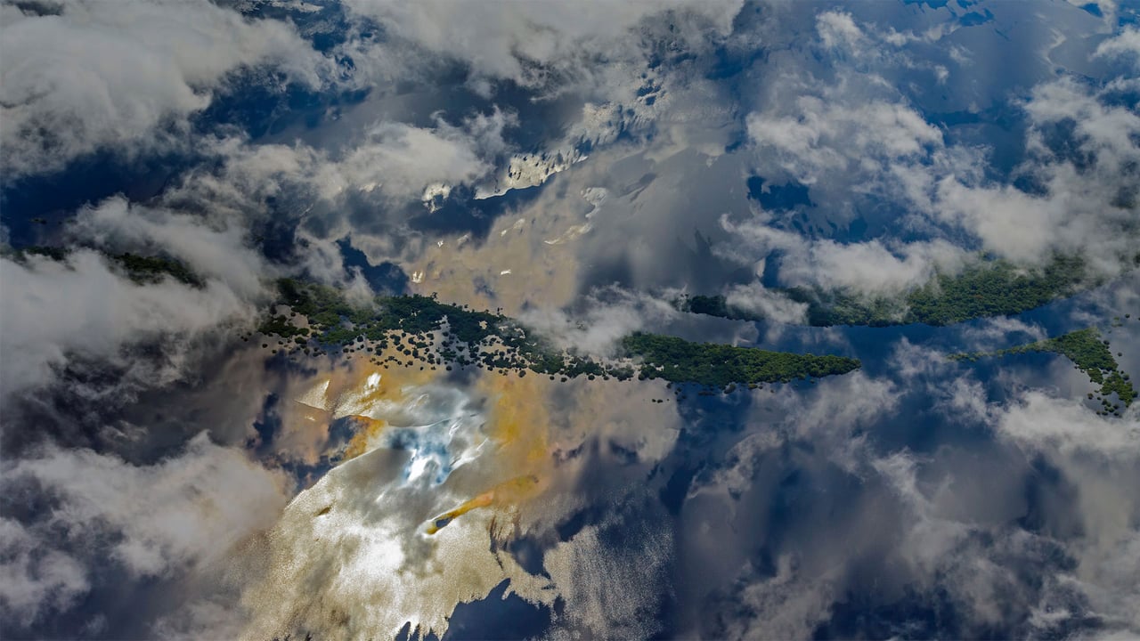 Aerial of the Amazon River Basin near Manaus, Brazil (© Art Wolfe/Danita Delimont) desktop wallpaper