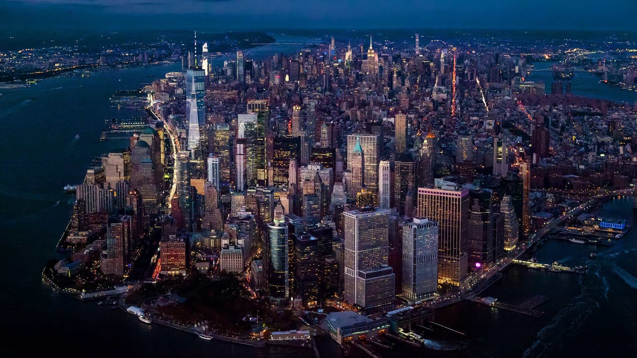 Aerial view of Manhattan, New York City (© Wojtek Zagorski/Getty Images) desktop wallpaper