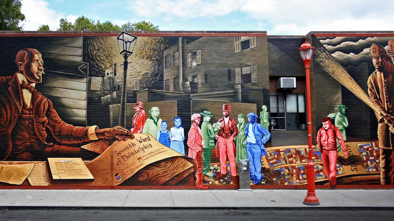 'Mapping Courage: Honoring W.E.B. Du Bois & Engine #11,' a mural by Willis Humphrey, Philadelphia, PA (© Christian Carollo/Shutterstock) desktop wallpaper