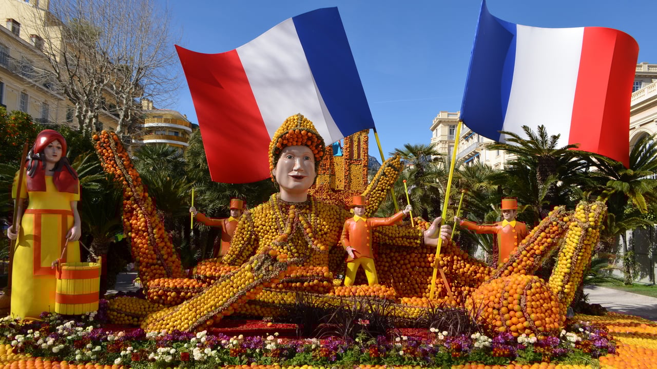Fête du citron, Menton, Alpes-Maritimes (© NelzTabcharani316/Shutterstock) desktop wallpaper