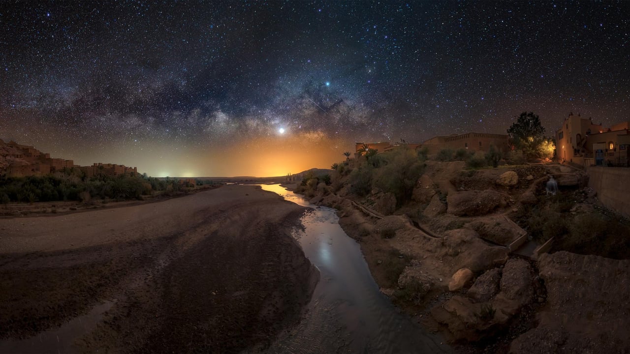 Milky Way, Aït Benhaddou, Morocco (© Cavan Images/Getty Images) desktop wallpaper