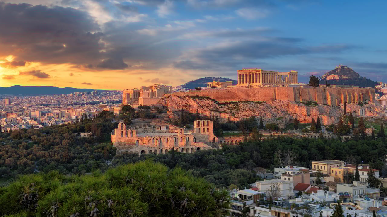Parthenon temple, Acropolis of Athens, Greece (© Lucky-photographer/Shutterstock) desktop wallpaper