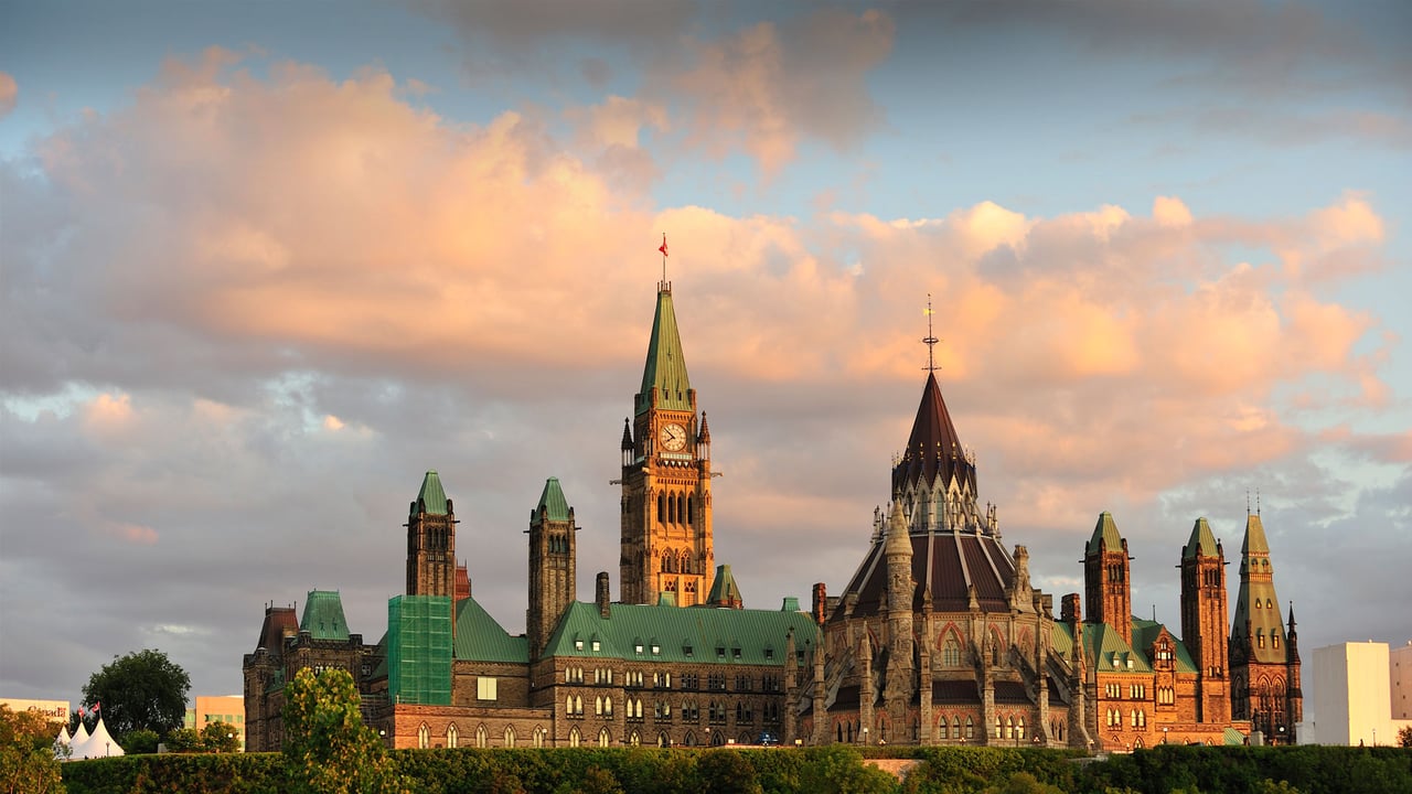 Ottawa Parliament Buildings Sunset View, Canada (© Serega/Getty Images) desktop wallpaper