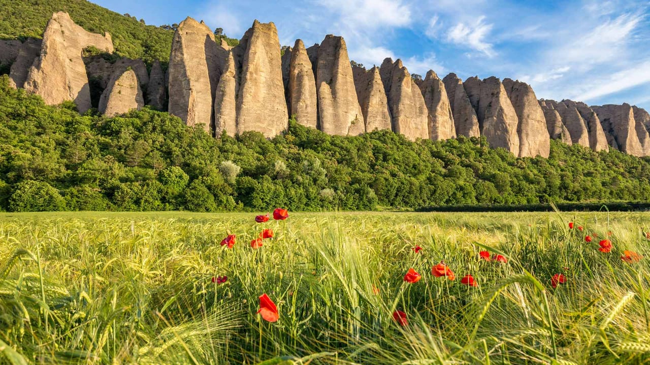 Les Pénitents des Mées, Alpes-de-Haute-Provence (© Cavalier Michel/Hemis/Alamy Stock Photo) desktop wallpaper