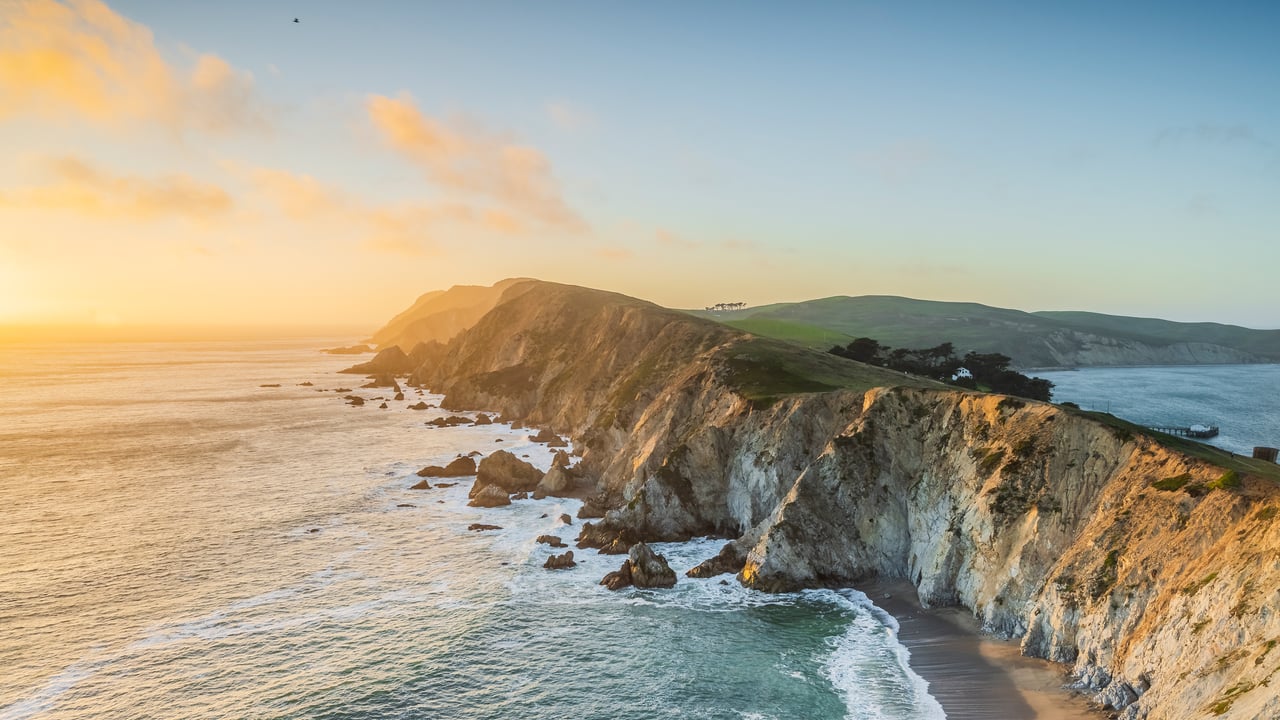 Chimney Rock, Point Reyes National Seashore, Californie, États-Unis (© Enrique Aguirre Aves/Getty Images) desktop wallpaper