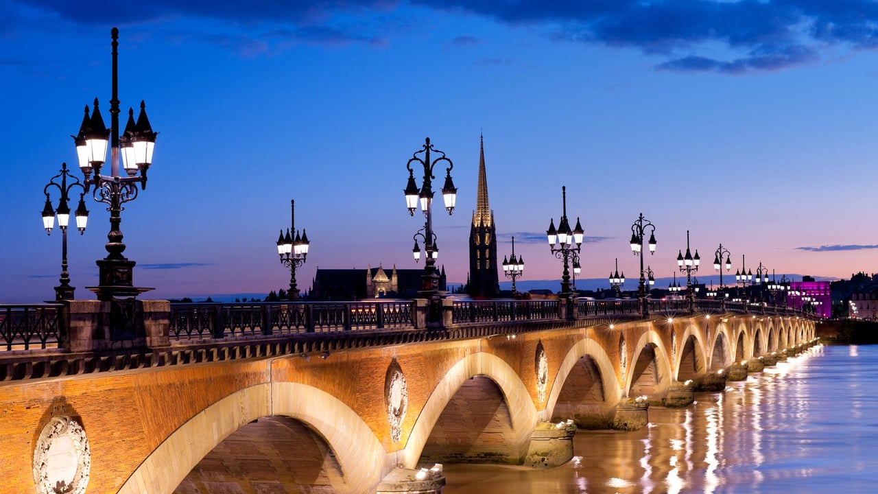 皮埃尔桥,波尔多,法国 (© SergiyN/Getty Images) desktop wallpaper