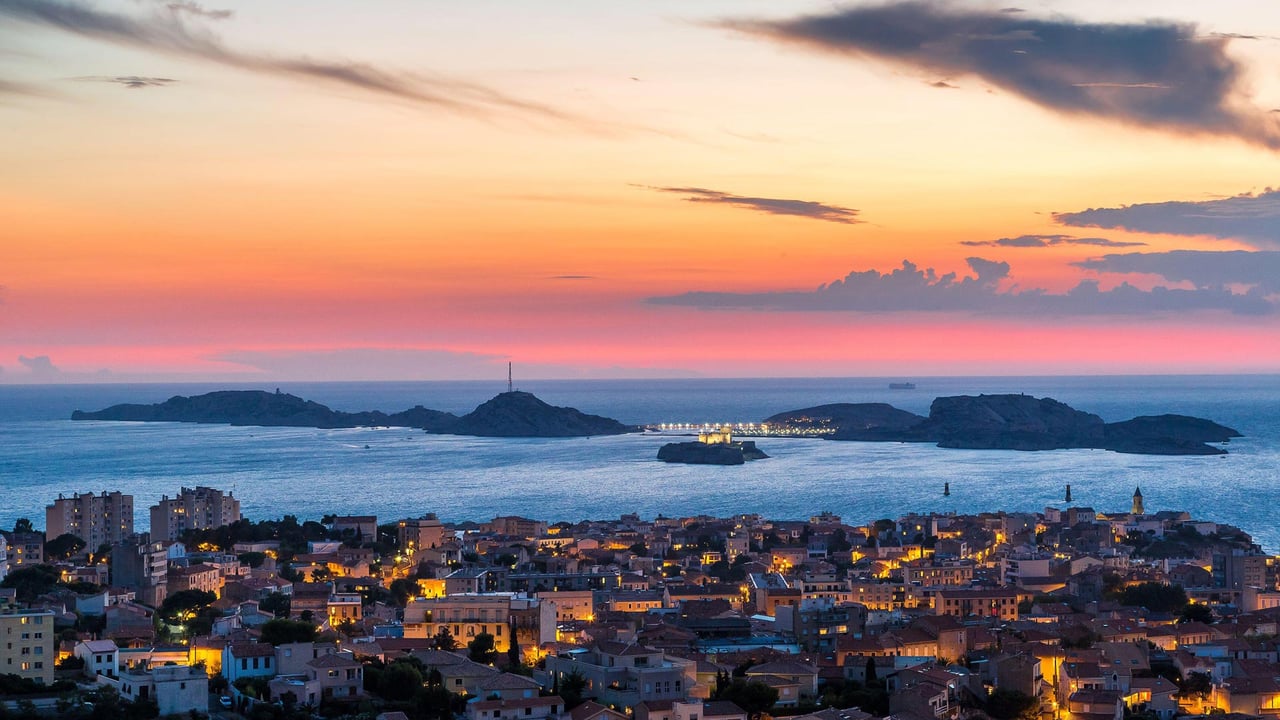 View of Château d'If in the port of Marseille, France (© Sergii Figurnyi/Alamy) desktop wallpaper
