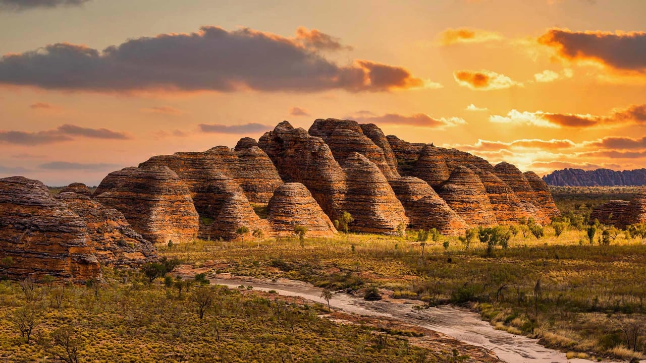 Bungle Bungle Range in Purnululu National Park, Australia (© Francesco Riccardo Iacomino/Getty Images) desktop wallpaper