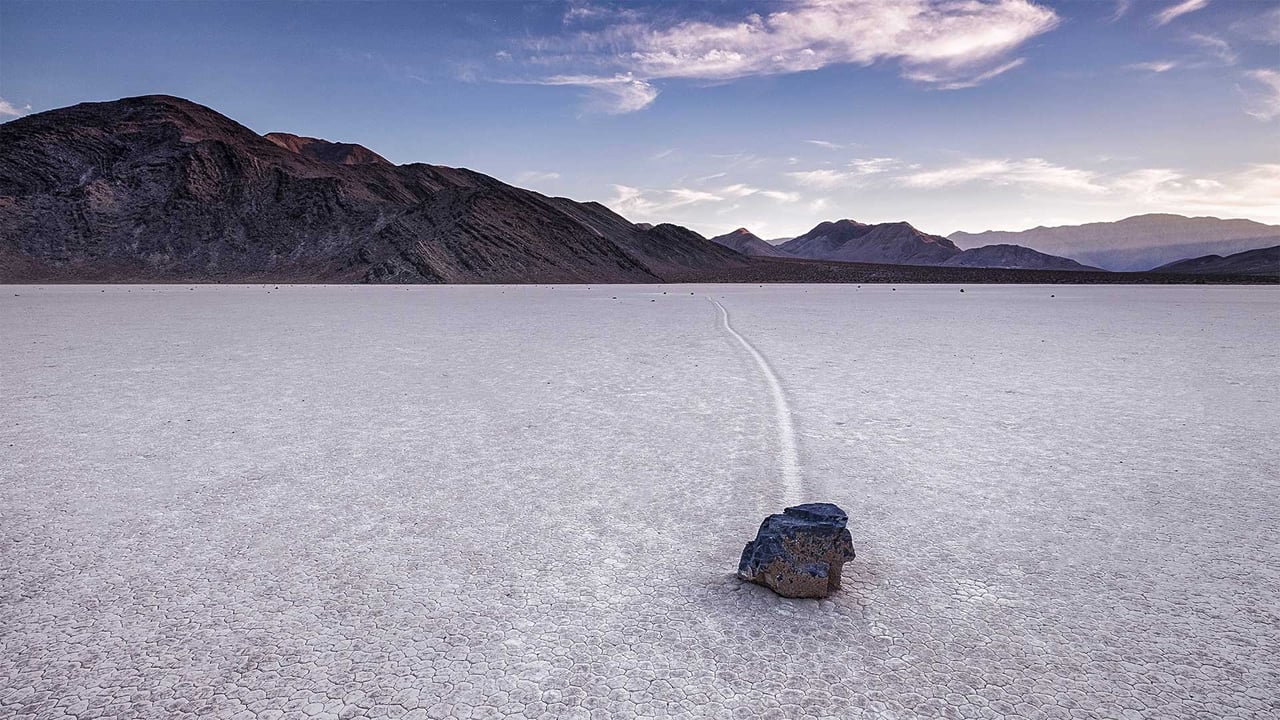 Sailing stone at Racetrack Playa in Death Valley National Park, California (© Patrick Walsh/Getty Images) desktop wallpaper