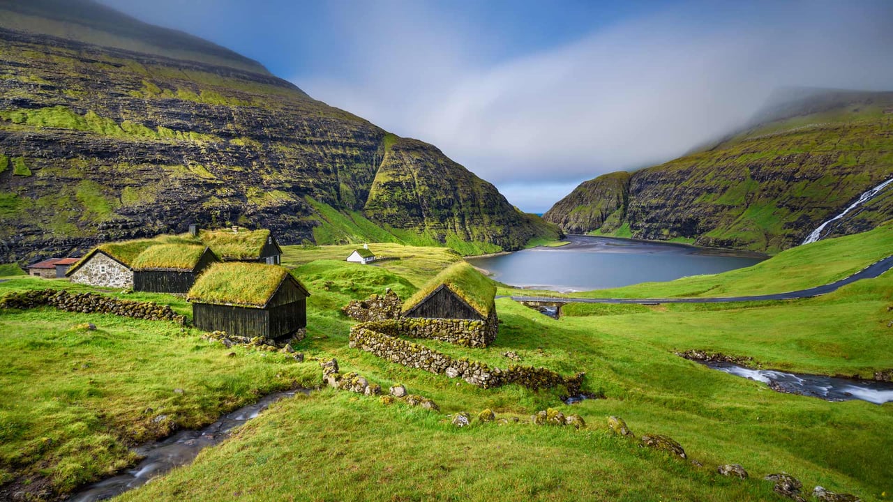 Saksun, Faroe Islands, Denmark (© miroslav_1/Getty Images) desktop wallpaper