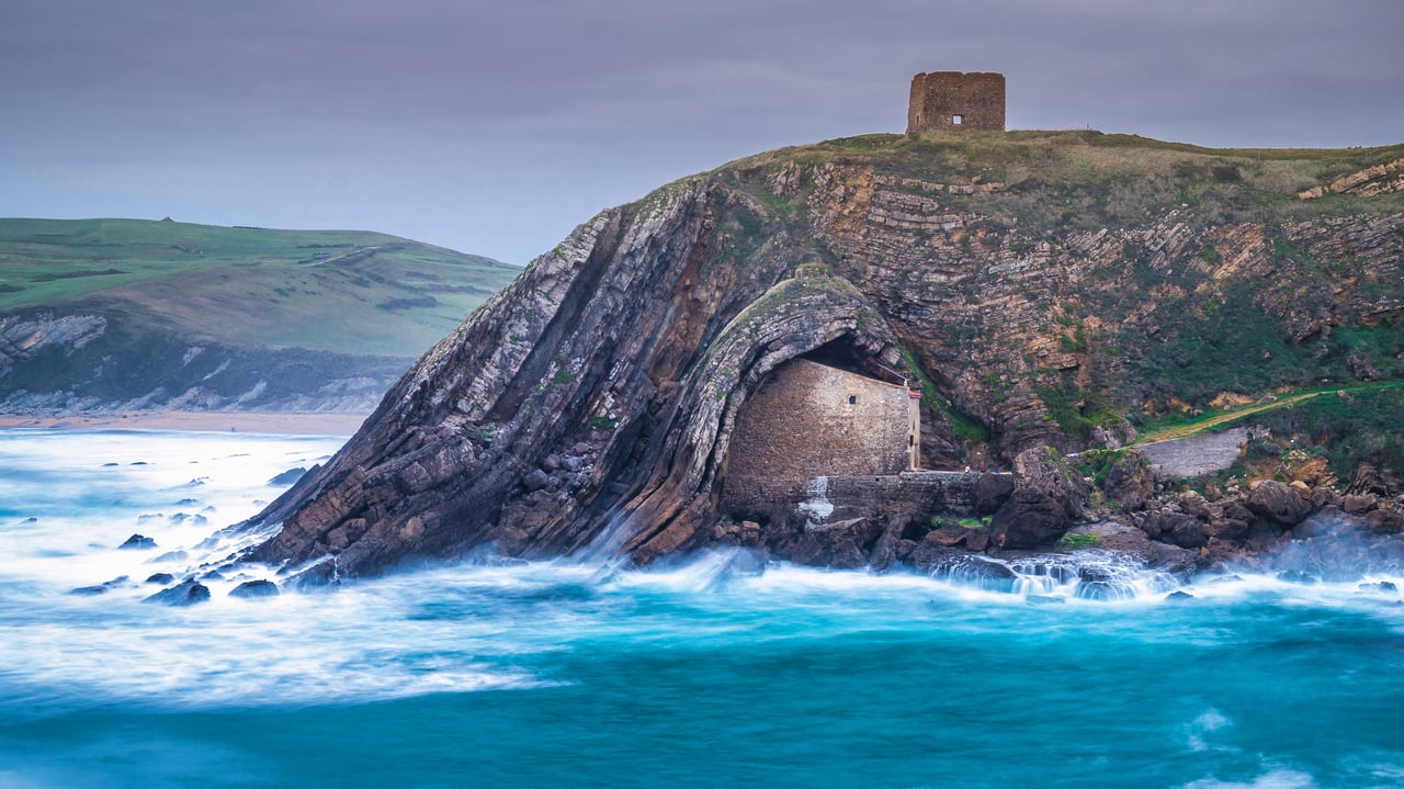 The chapel and hermitage of Santa Justa in Cantabria, Spain (© Luis Miguel Martin/Getty Images) desktop wallpaper