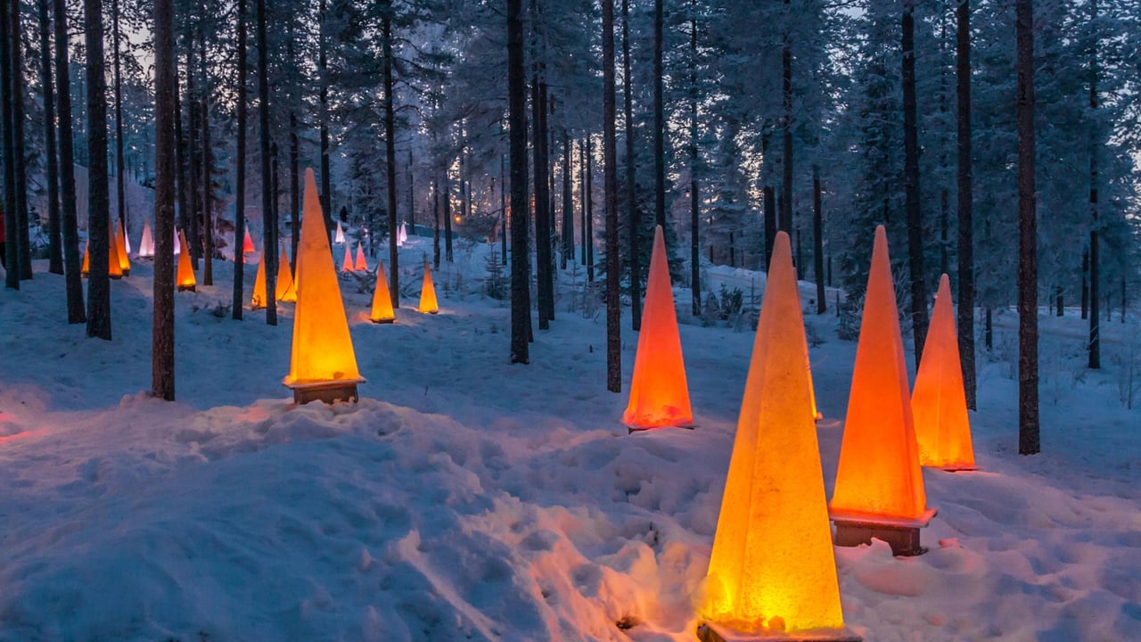 SantaPark in Rovaniemi, Lapland, Finland (© lukutin77/Getty Images) desktop wallpaper