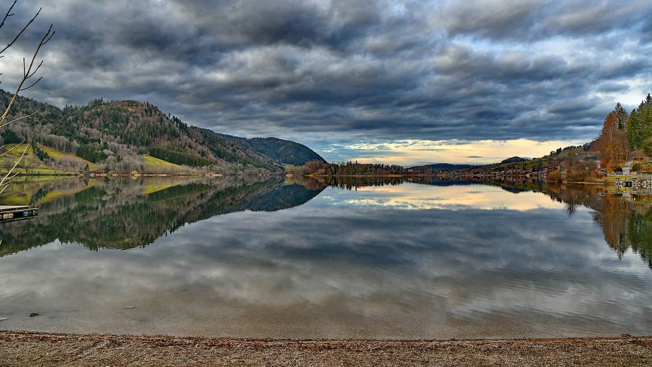 Lake Schliersee, Bavaria, Germany (© Rüdiger Hess/geo-select FotoArt) desktop wallpaper