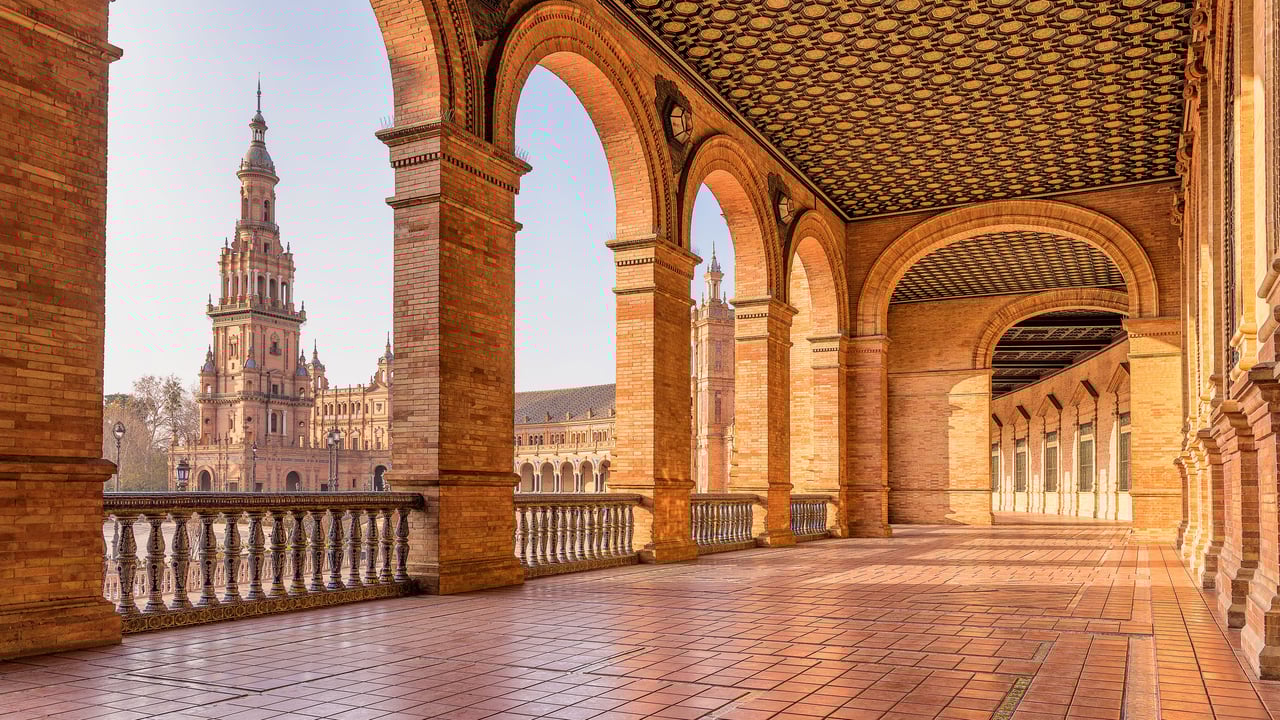Plaza de España, Seville, Spain (© Horia Merla/Getty Images) desktop wallpaper