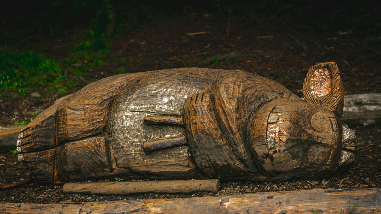 Gruffalo sculpture, Whinlatter Forest National Park, Lake District (© Philip Moran/Alamy Stock Photo) desktop wallpaper