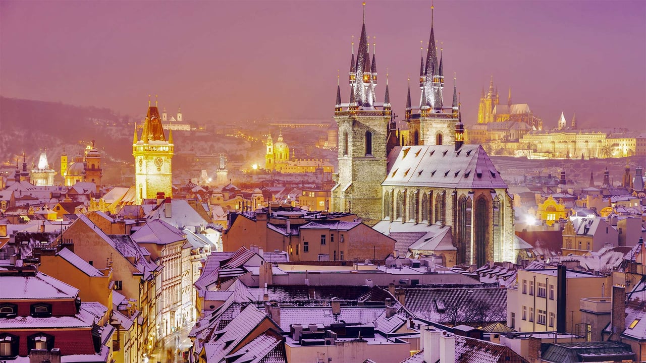 Skyline of Prague, Czech Republic (© benkrut/Getty Images) desktop wallpaper