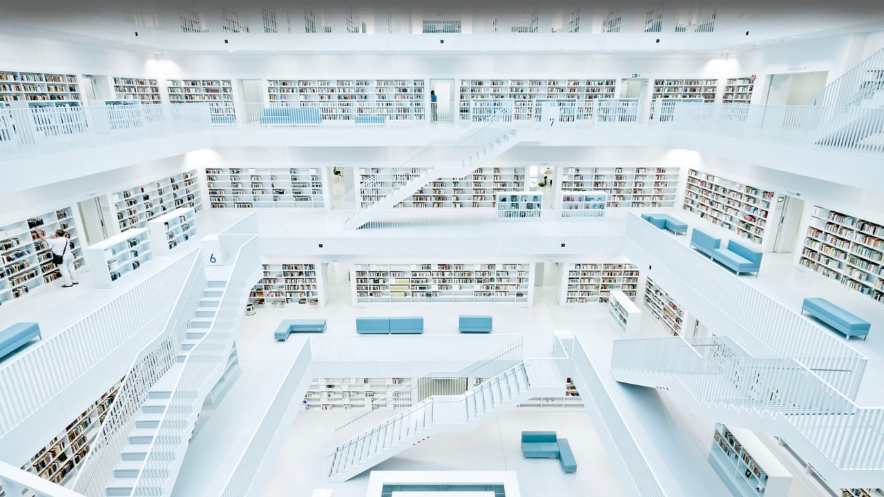 Stuttgart Public Library, Germany (© Axel Brunst/Tandem Stills + Motion) desktop wallpaper