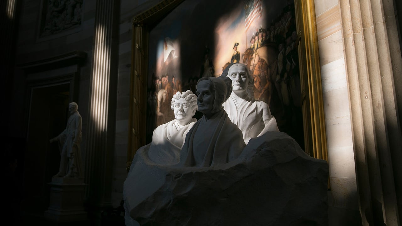 Portrait Monument of women's suffrage pioneers, Capitol Rotunda, Washington, DC (© Andrew Harrer/Bloomberg/Getty Images) desktop wallpaper
