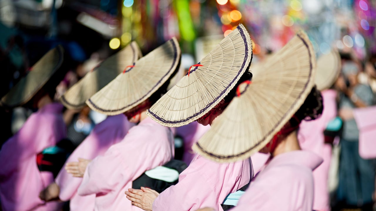 越中おわら節の踊り, 東京 (© Keith Tsuji/特派員/Getty Images) desktop wallpaper